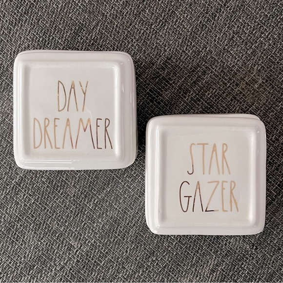 NEW! Rae Dunn Star Gazer & Day Dreamer Jewelry Box Set - Picture 5 of 7